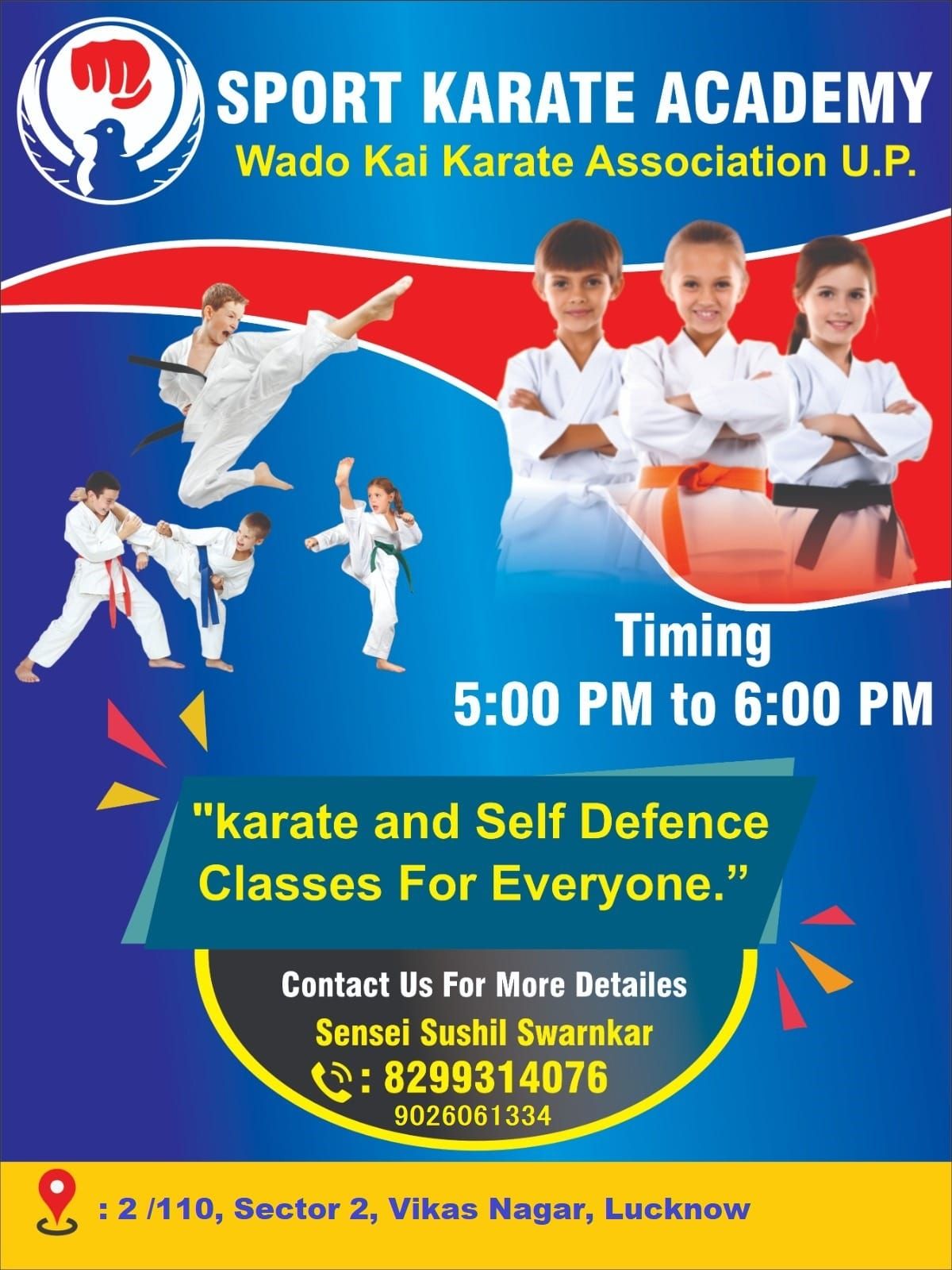 Self Defence and Karate classes