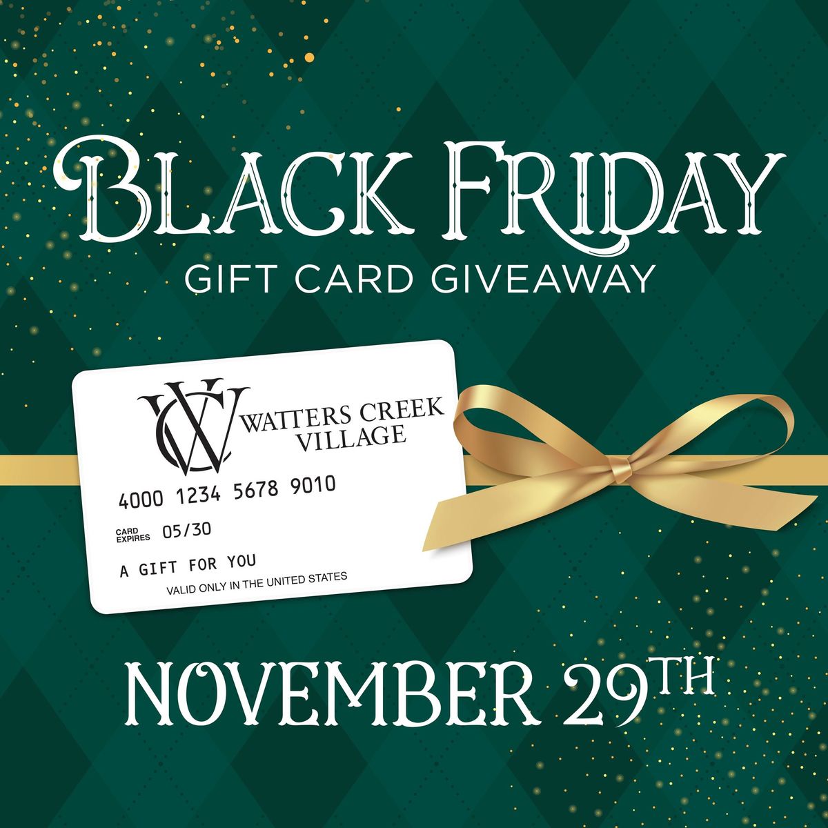 Black Friday Gift Card Giveaway