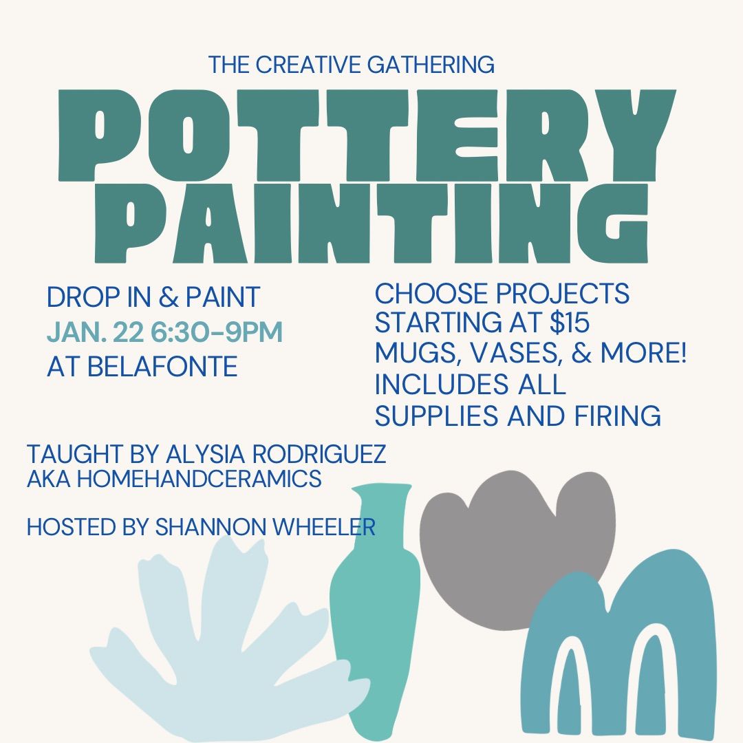 Pottery Painting - The Creative Gathering with HomeHand Ceramics