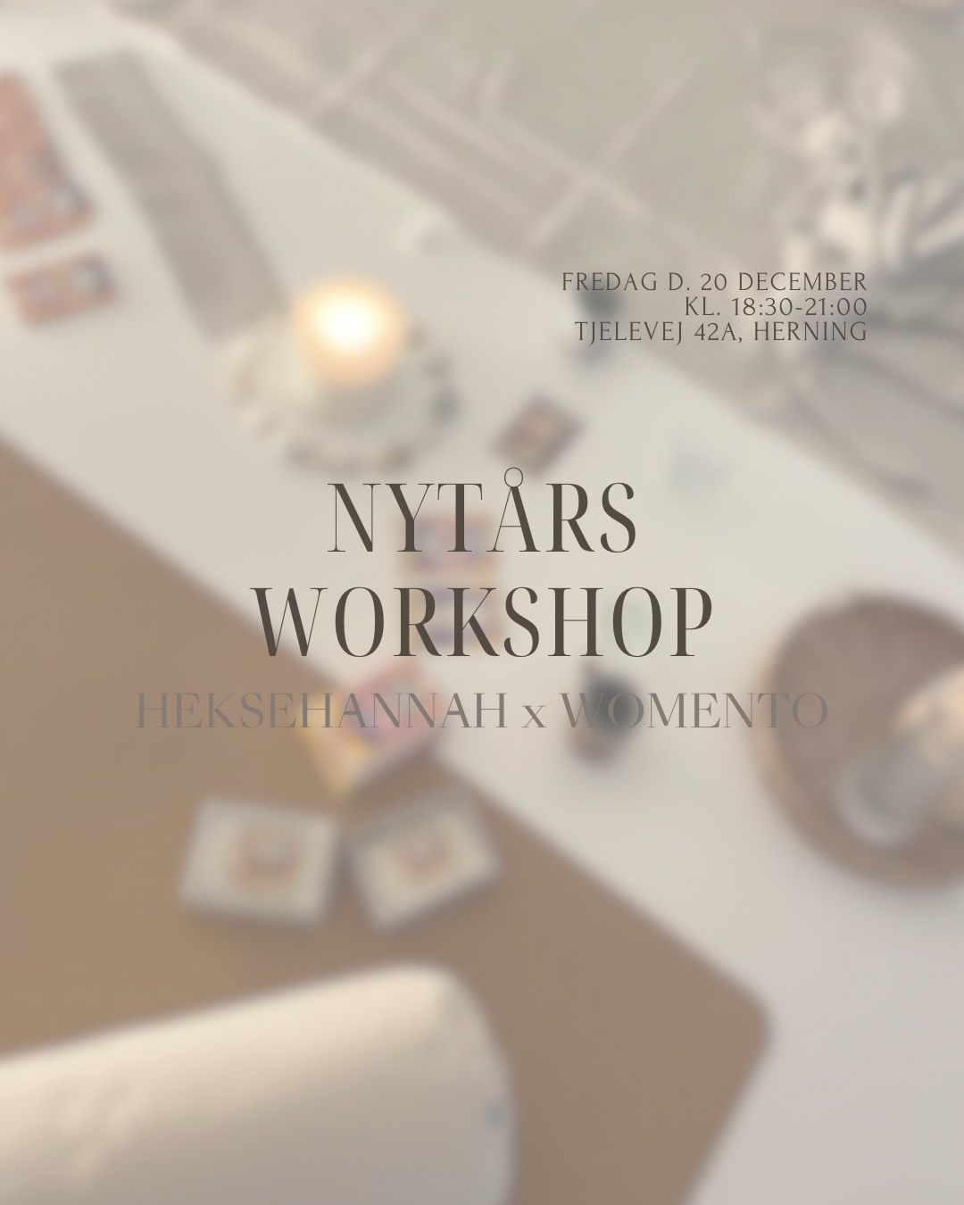 \u2728NYT\u00c5RS WORKSHOP ~ HEKSEHANNAH x WOMENTO\u2728