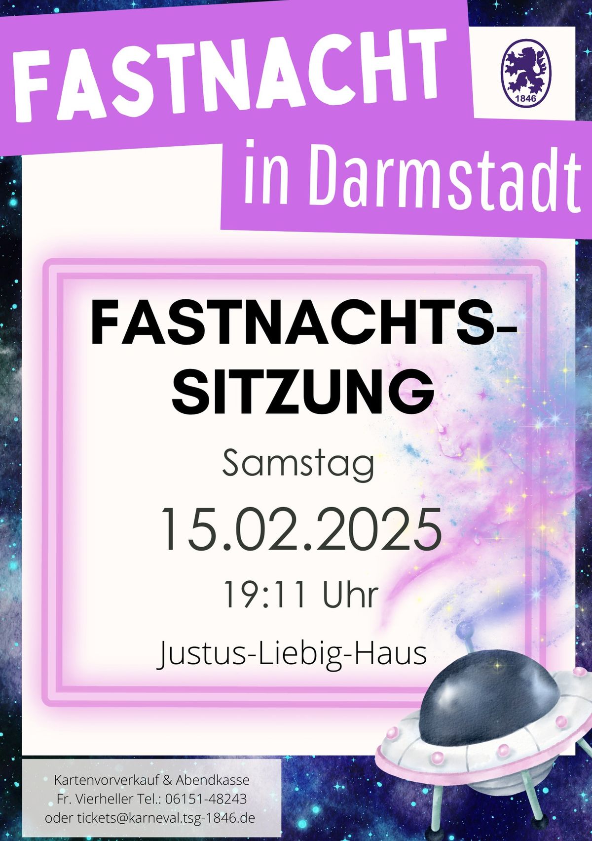 Fastnachtssitzung der Darmst\u00e4dter TSG 1846 e.V. 