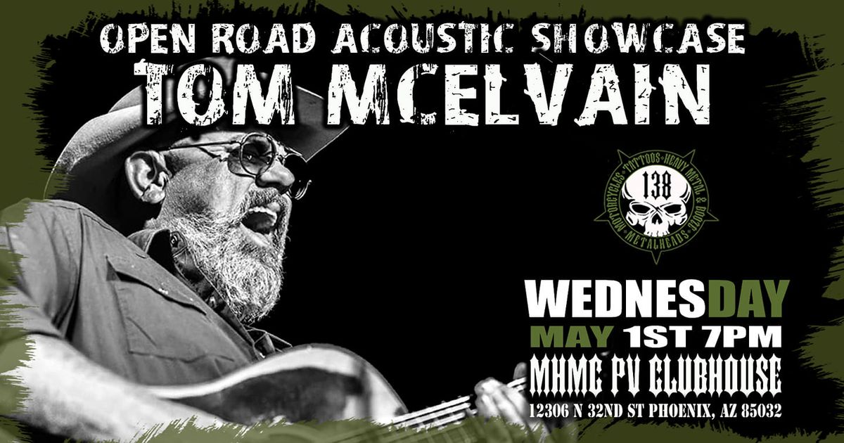 Open Road Acoustic Showcase Featuring Tom McElvain