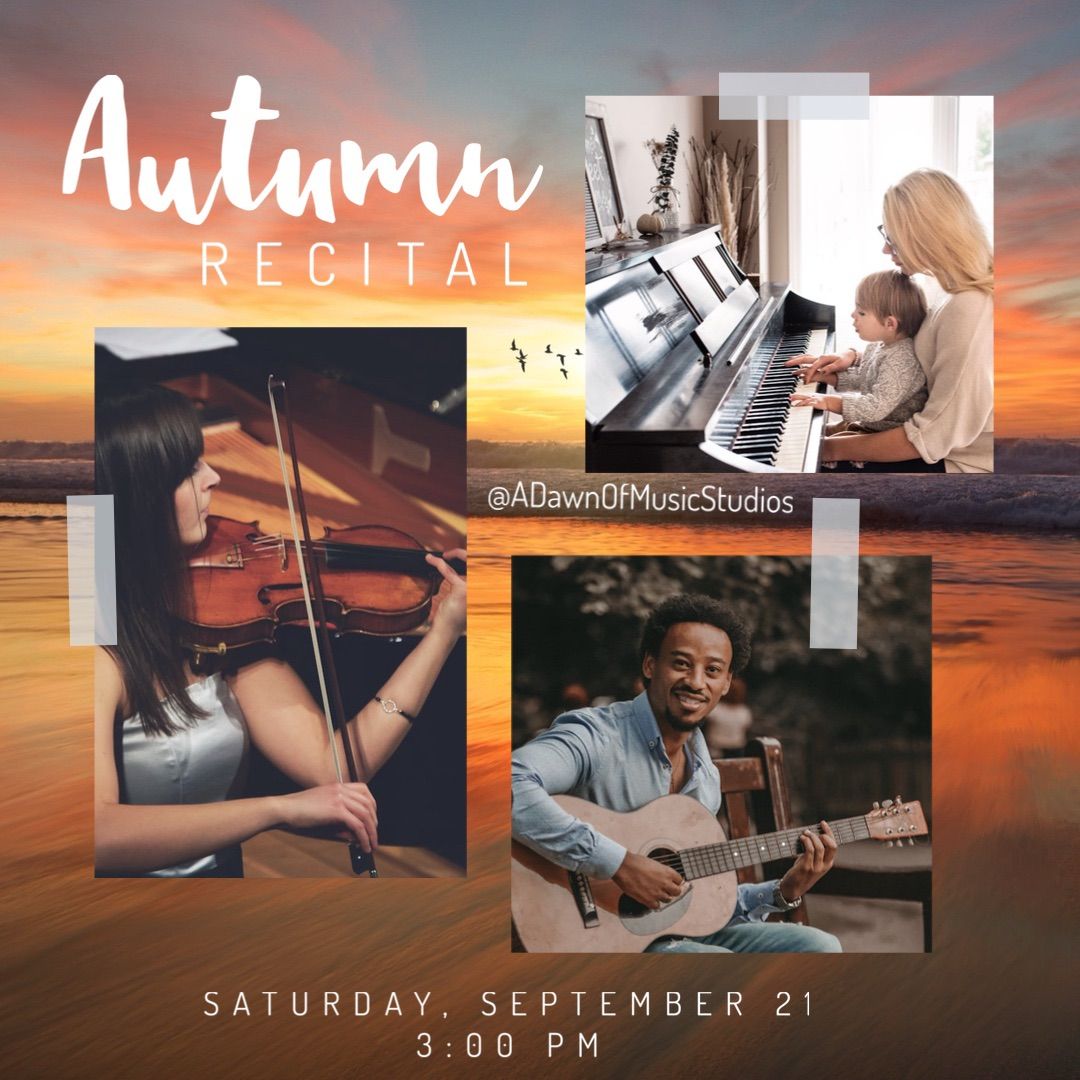 Autumn Instrumental Recital