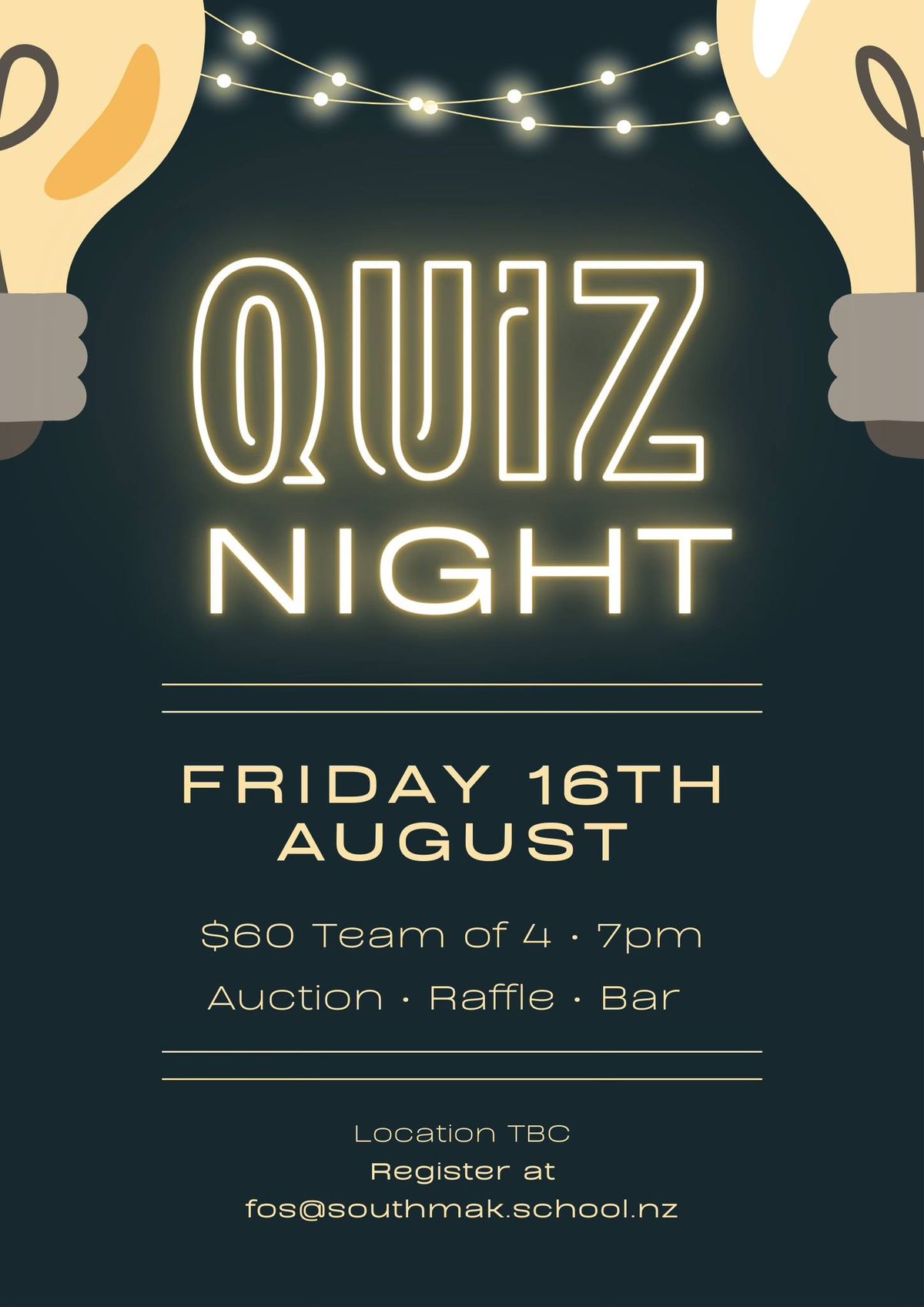 South Makirikiri Quiz Night