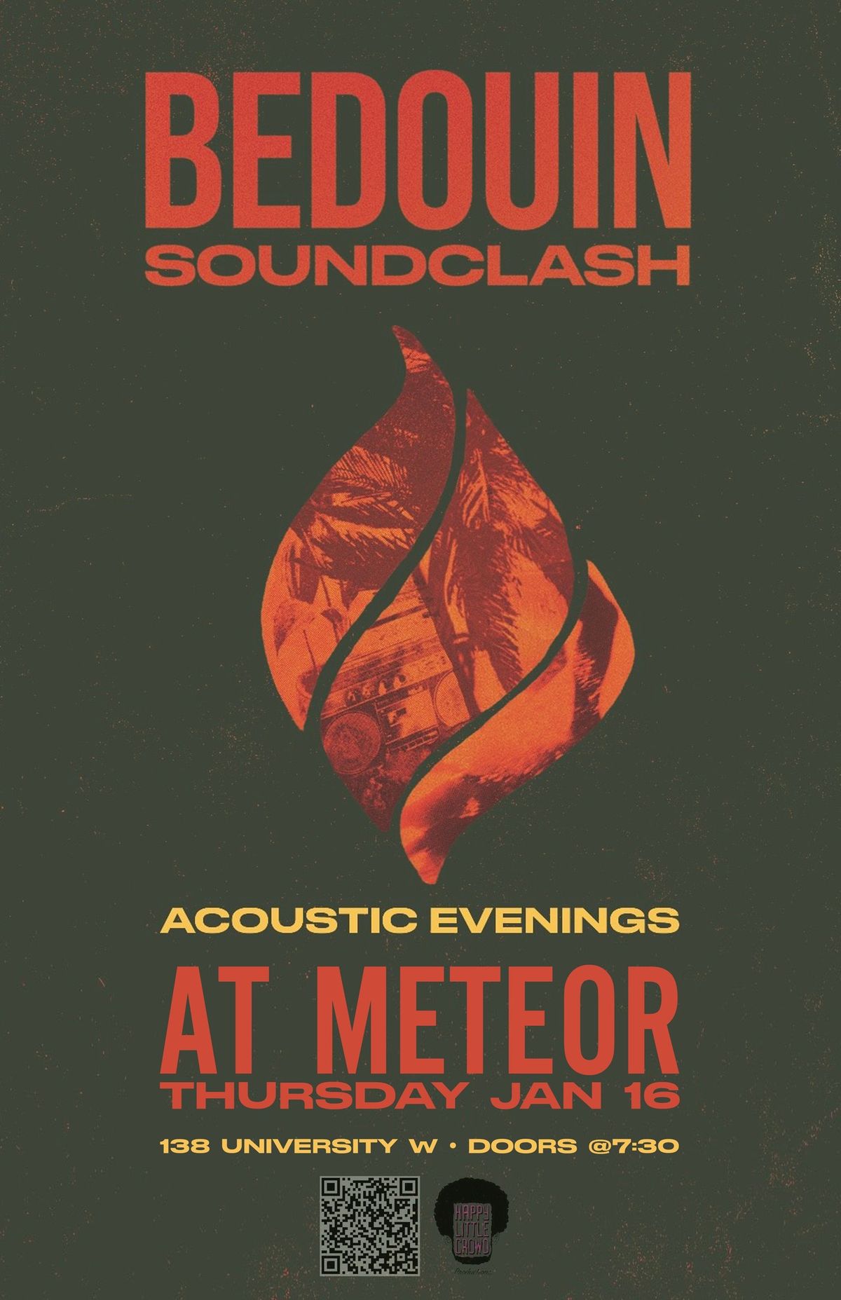 Bedouin Soundclash (Acoustic Evenings) at Meteor 