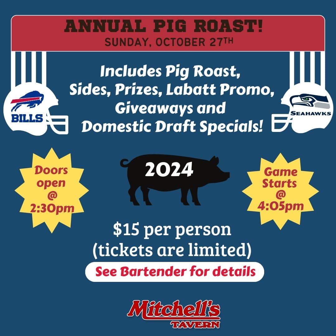 Annual Pig Roast for Bills game 