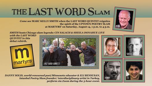THE LAST WORD SLAM at MARTYRS, 3355 N. LINCOLN