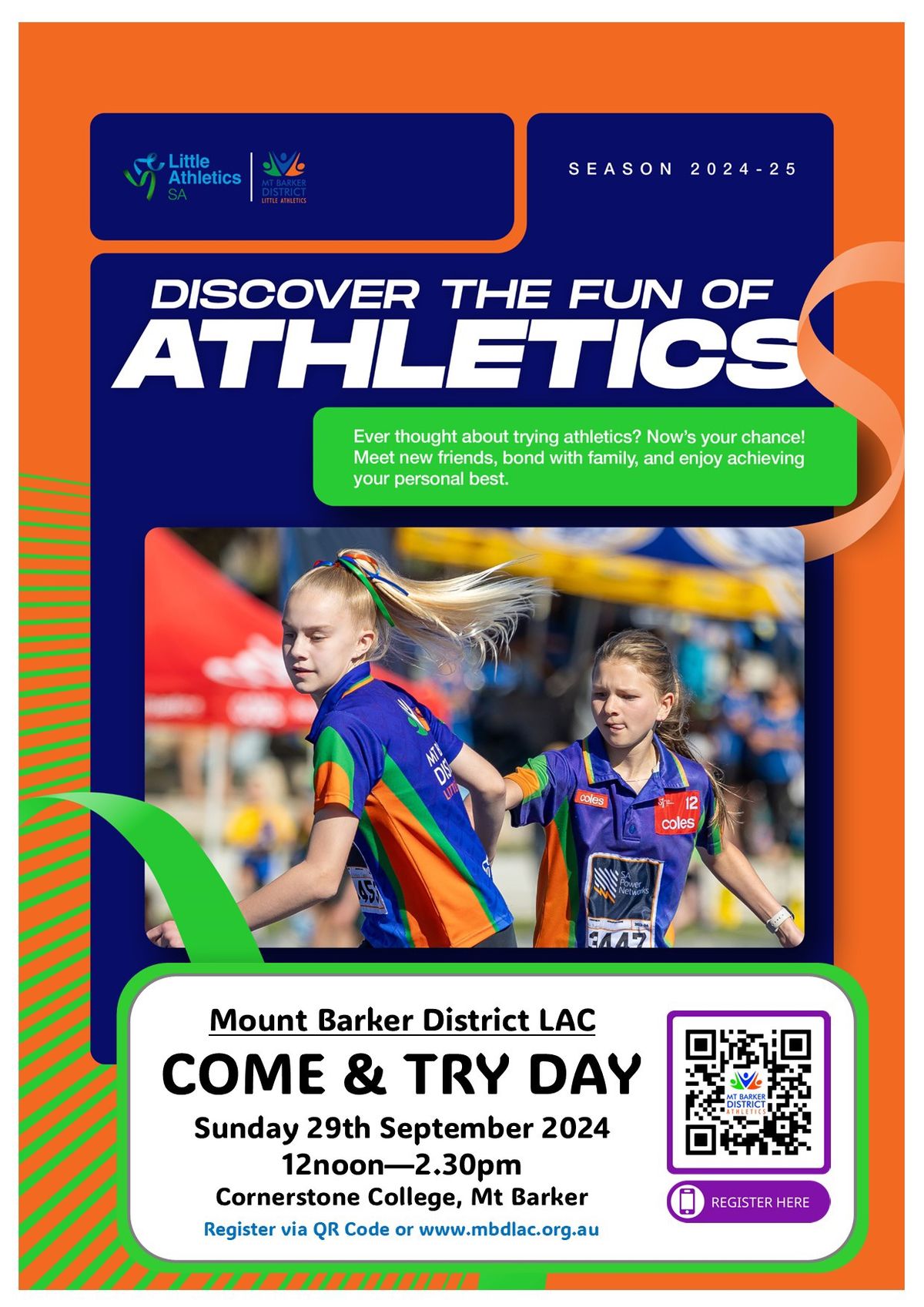 Come and try athletics 