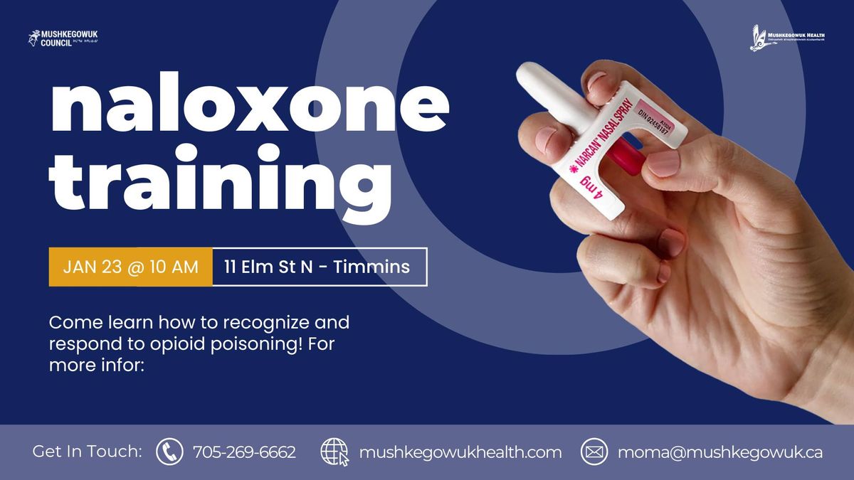 Naloxone Training - Timmins 