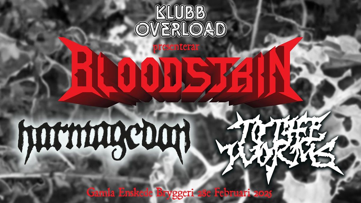 Klubb Overload -Bloodstain, Harmagedon, To The Worms