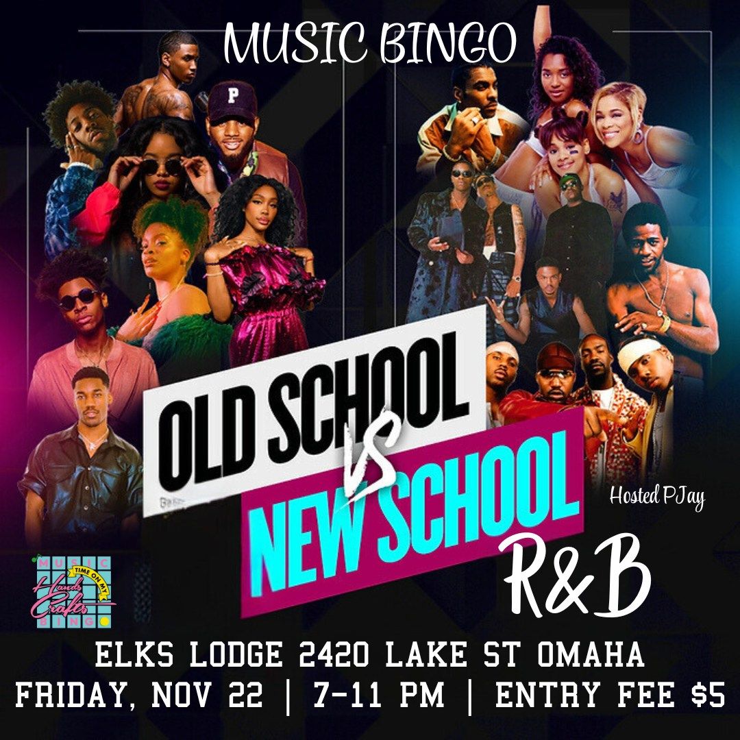 \ud83c\udfb6 Music Bingo: Old School vs. New School R&B \ud83c\udfb6