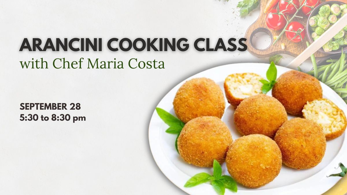 Arancini Cooking Class