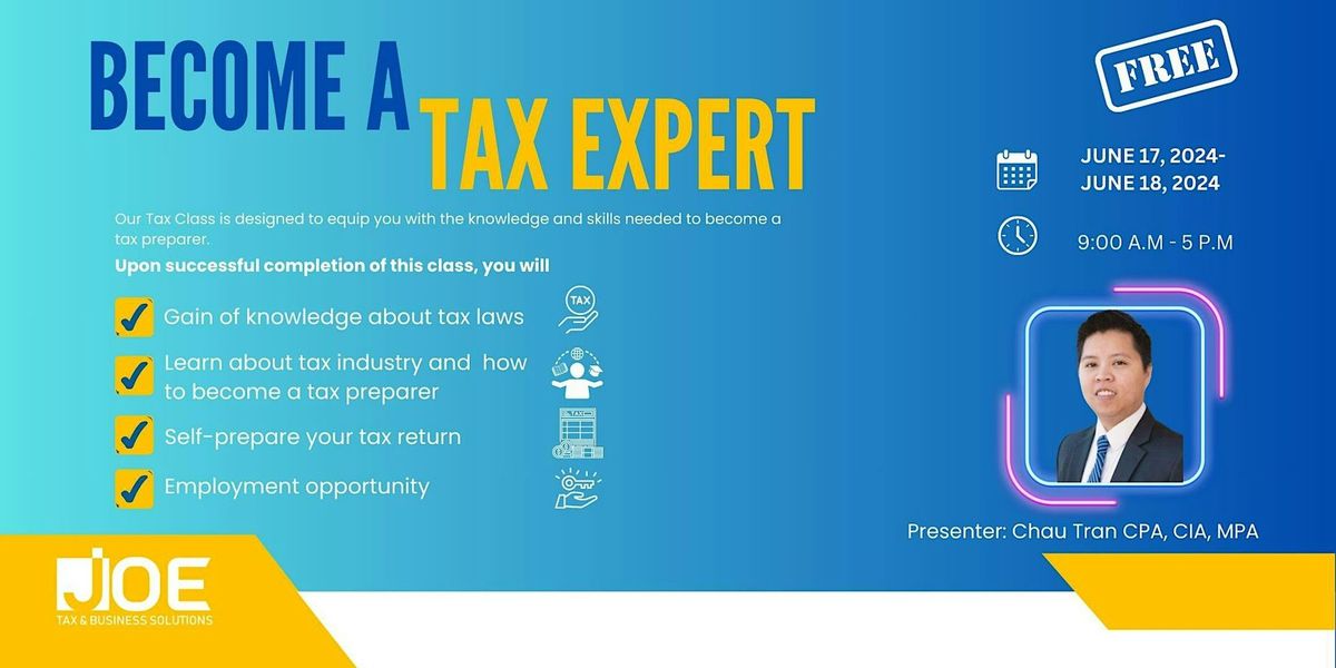 Become a Tax Expert