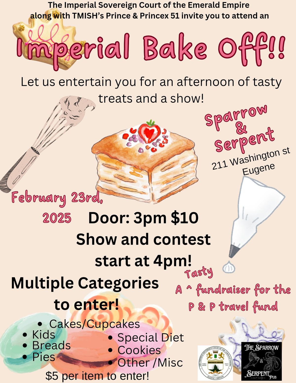 ISCEE Imperial Prince\/Princex Bake Off!