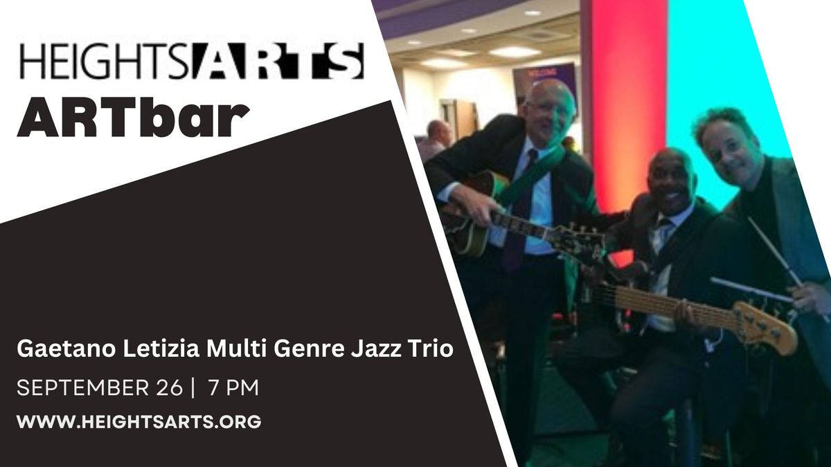 ARTbar Gaetano Letizia Multi Genre Jazz Trio