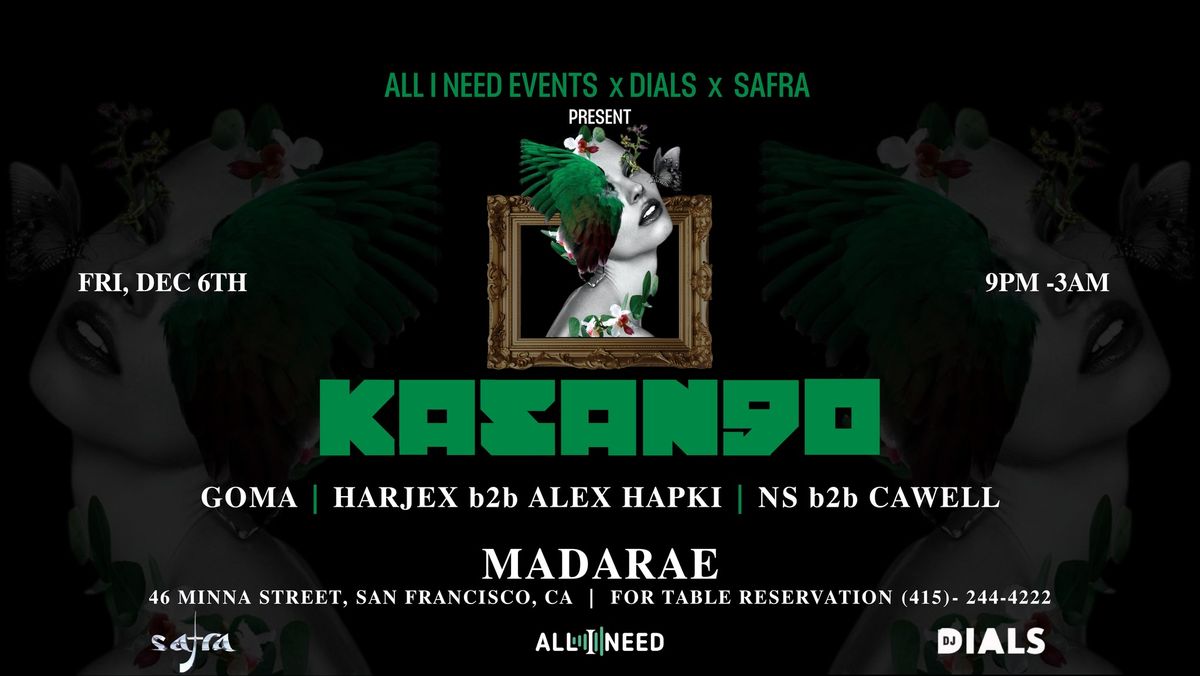 KASANGO [AFRO HOUSE]at Madarae 