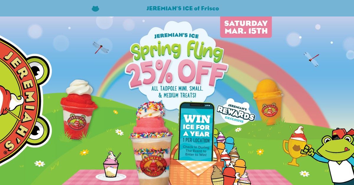 Jeremiah's Ice of Frisco Spring Fling