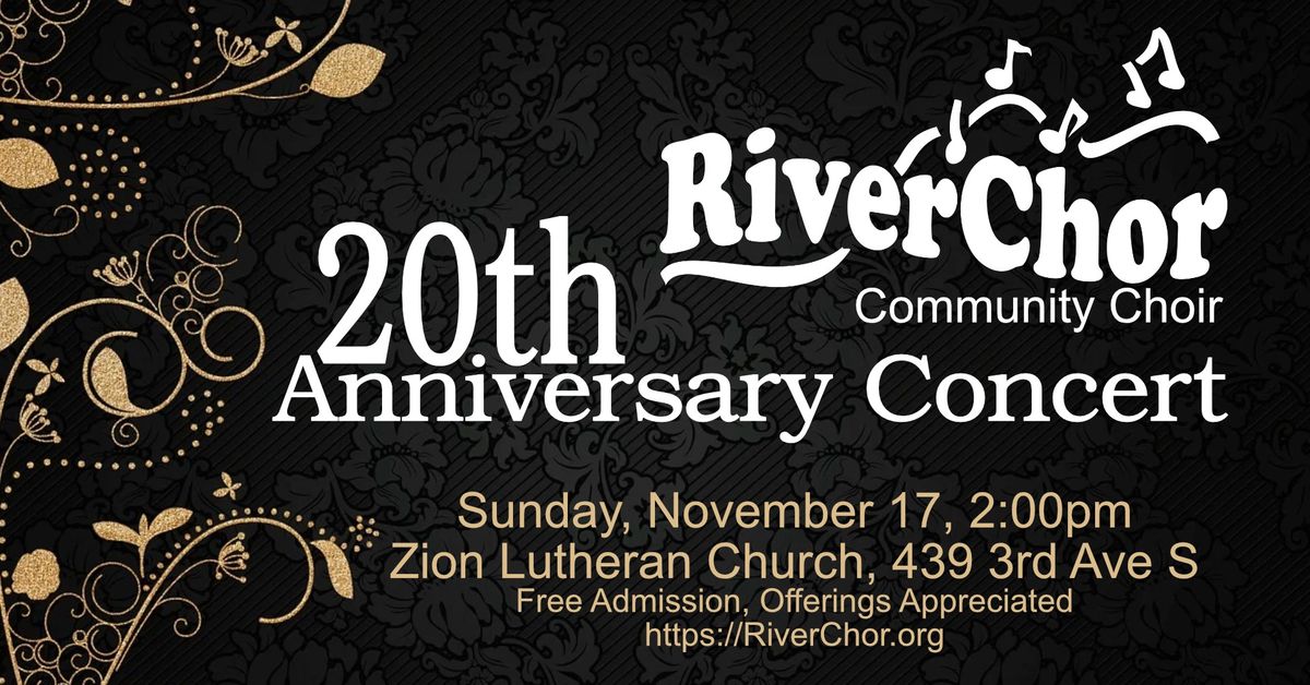 RiverChor 20th Anniversary Concert 