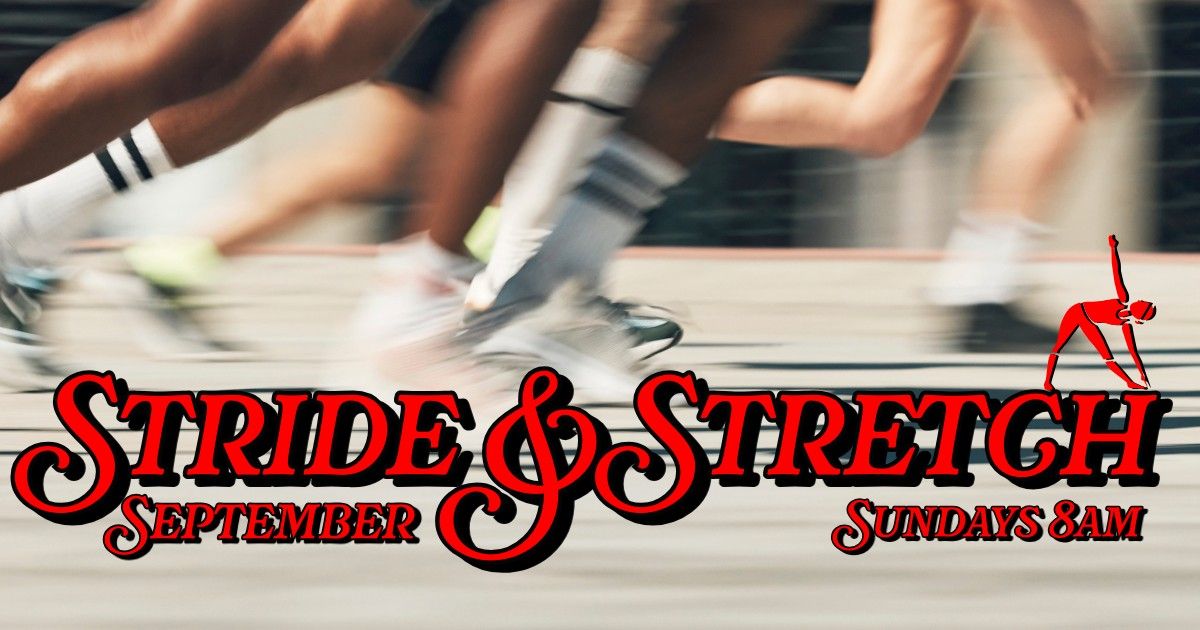 Run Club with Yoga in the Park: Stride and Stretch September