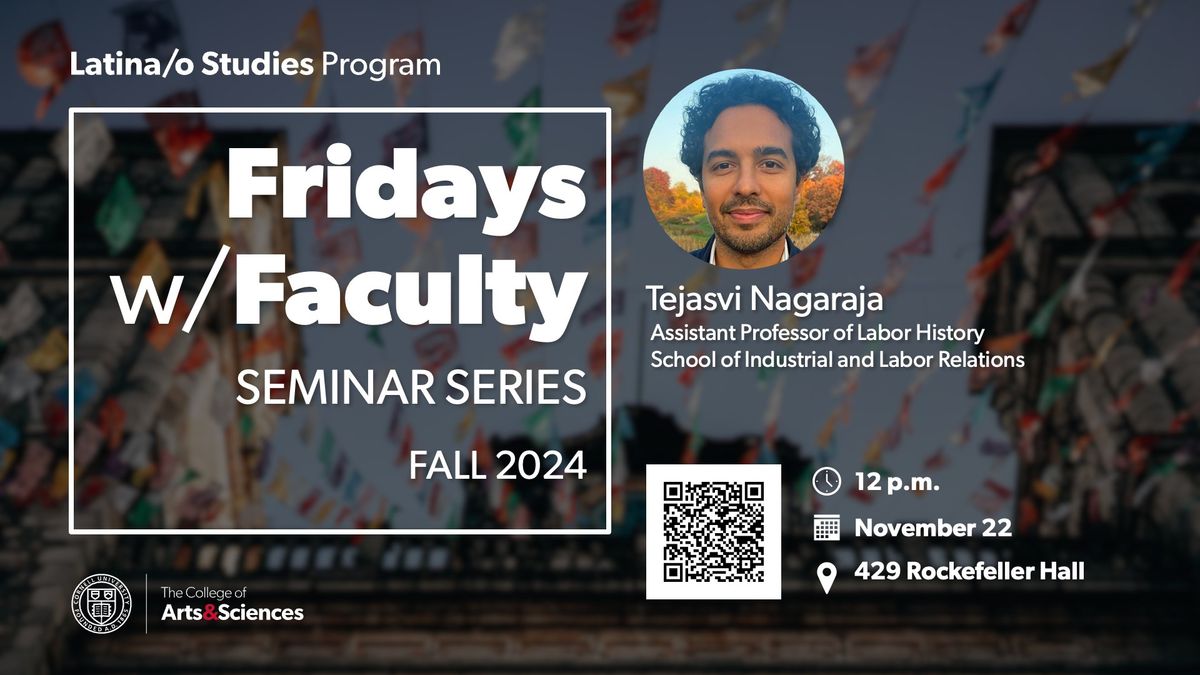 Fridays with Faculty Luncheon Seminar