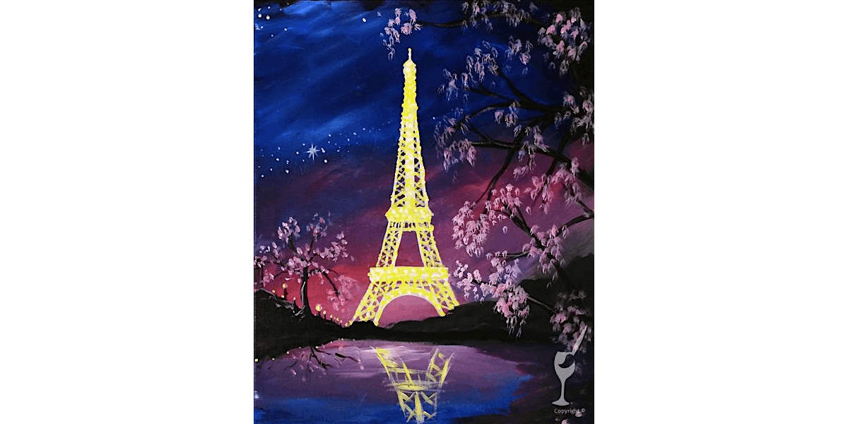 Romance in Paris - Paint and Sip in Houston | Classpop!\u2122