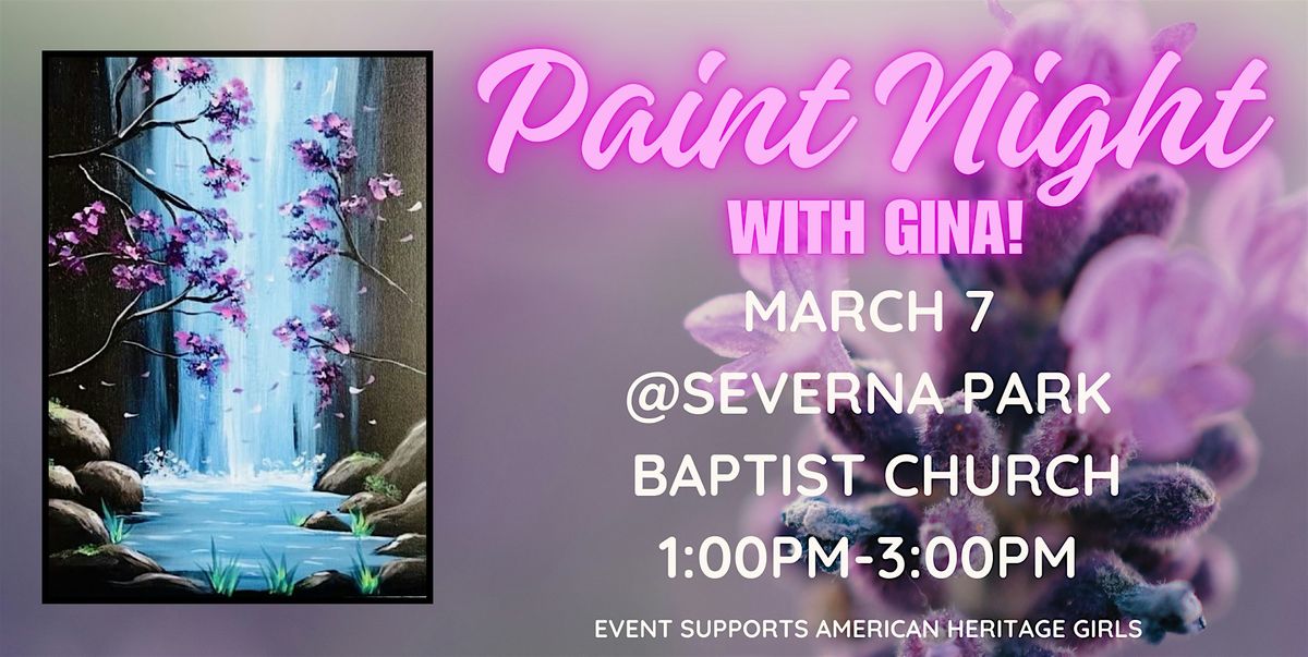 Paint Night Fundraiser for American Heritage Girls