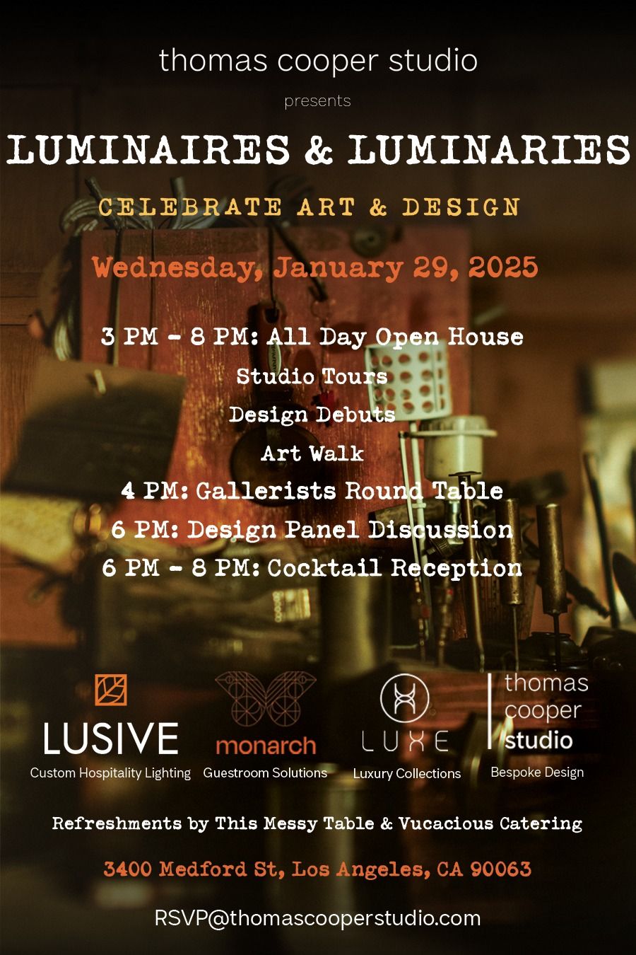 LUMINAIRES & LUMINARIES - Celebrate Art & Design!