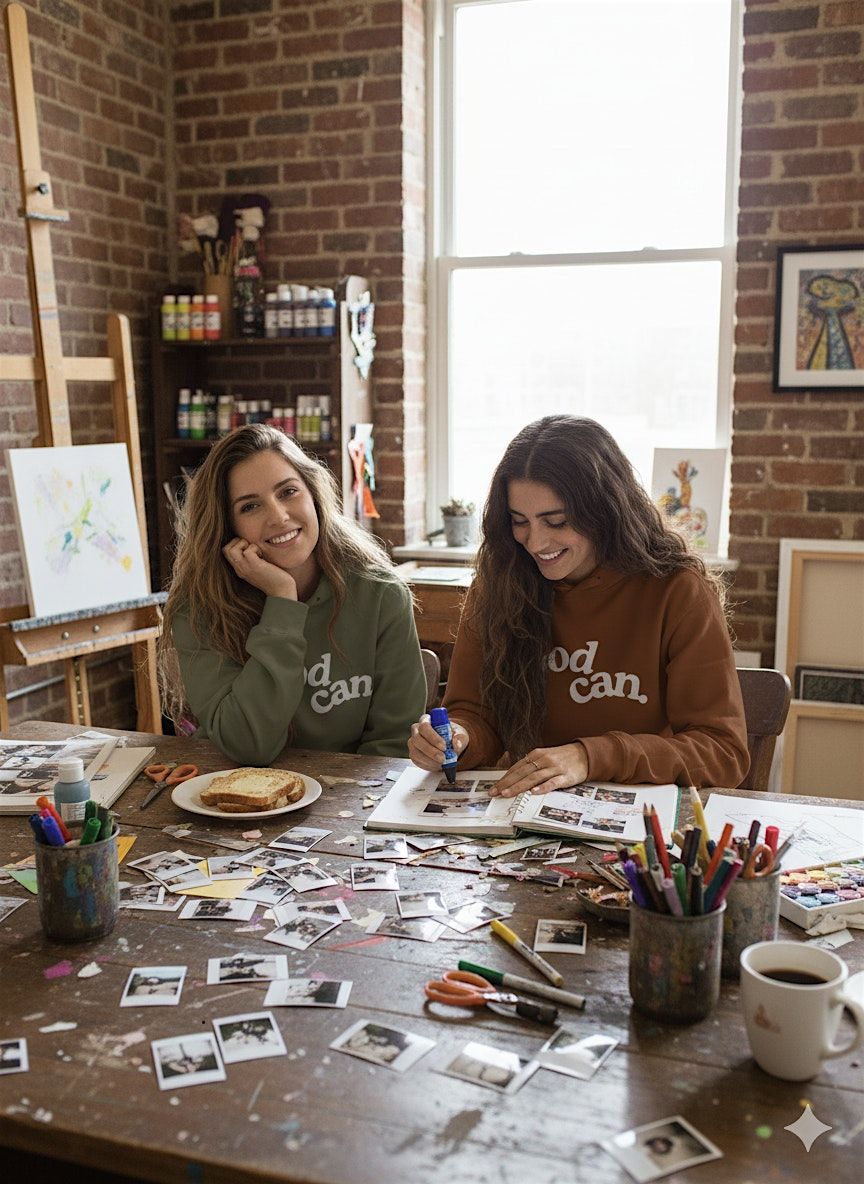 Coffee and Photo Scrapbooking