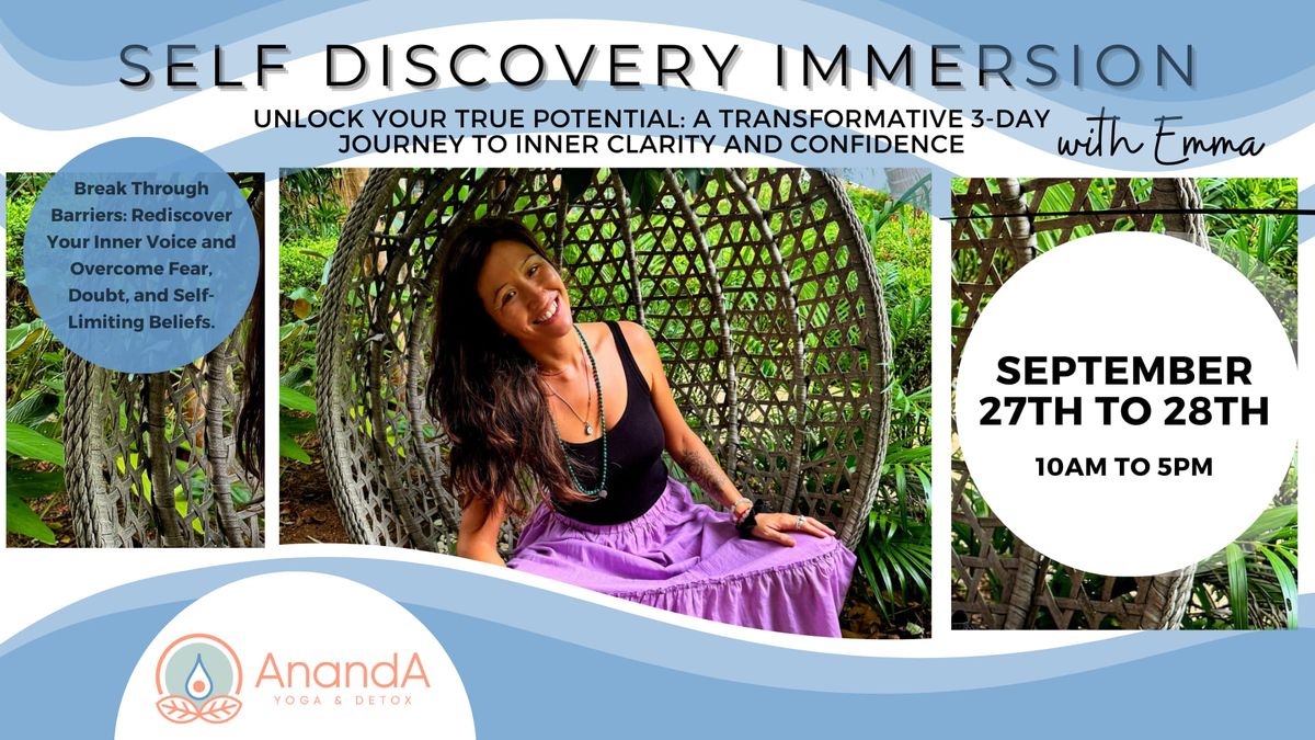 \u2728 Reconnecting to your self : A 3-Day Self-Discovery Immersion \u2728