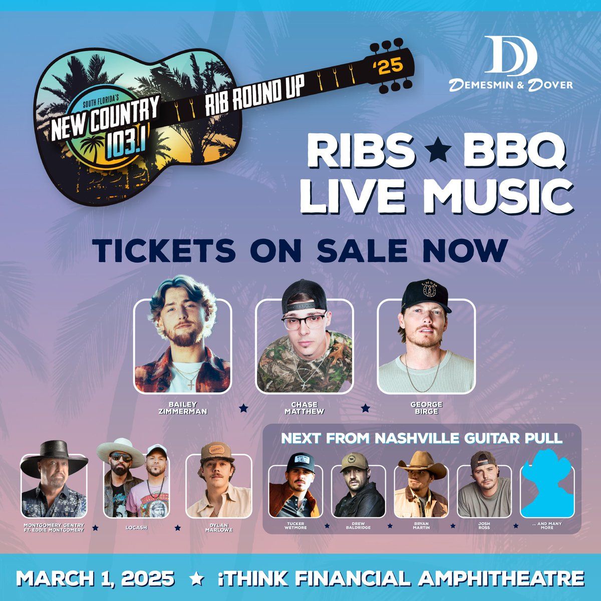 Rib Roundup Music Festival: Bailey Zimmerman  Chase Matthew  Montgomery Gentry & LoCash