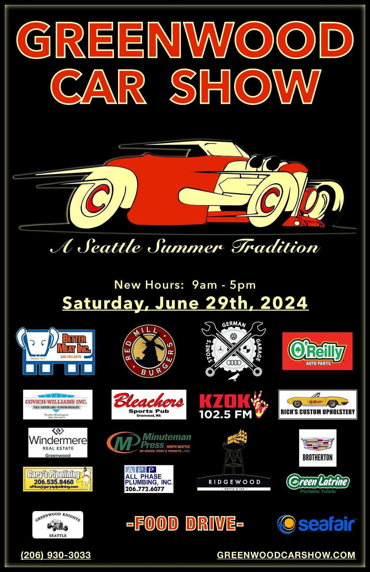 2024 Greenwood Car Show, Greenwood Ave N, Seattle, WA, United States