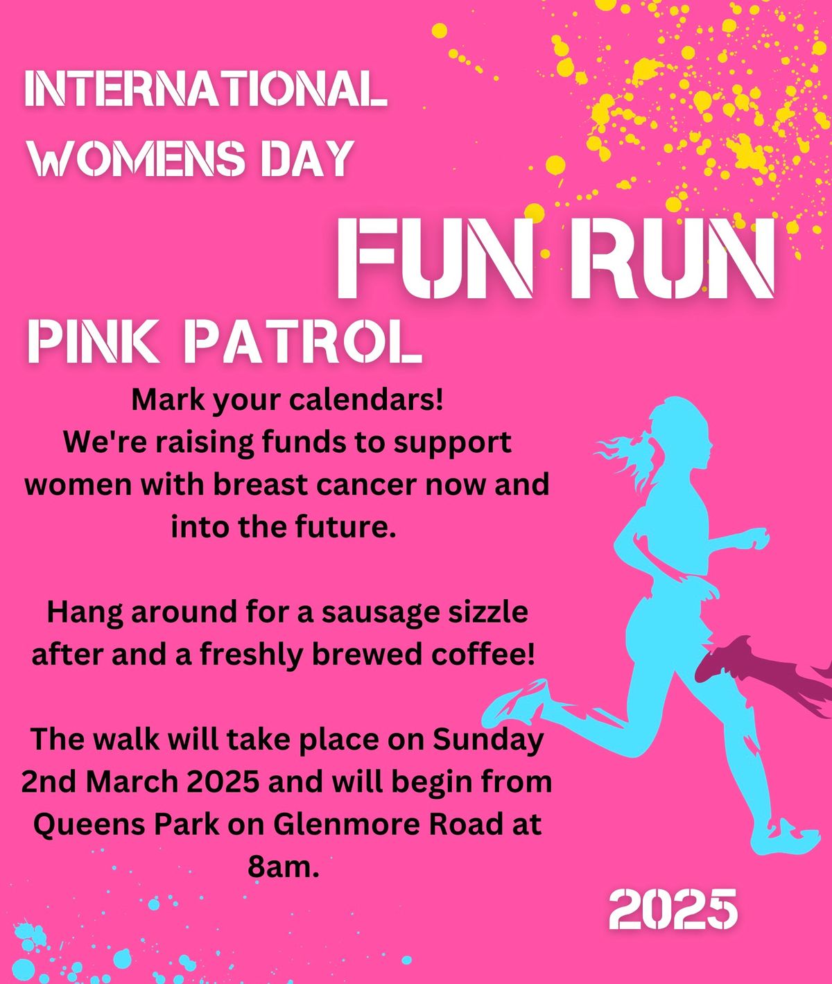 International Women\u2019s Day Fun Run - Pink Patrol (Rockhampton)