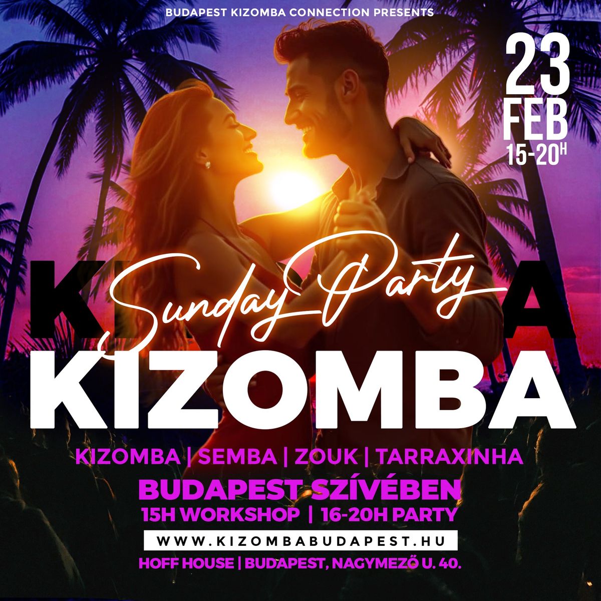 KIZOMBA Sunday Party | Hoff House | FEB23