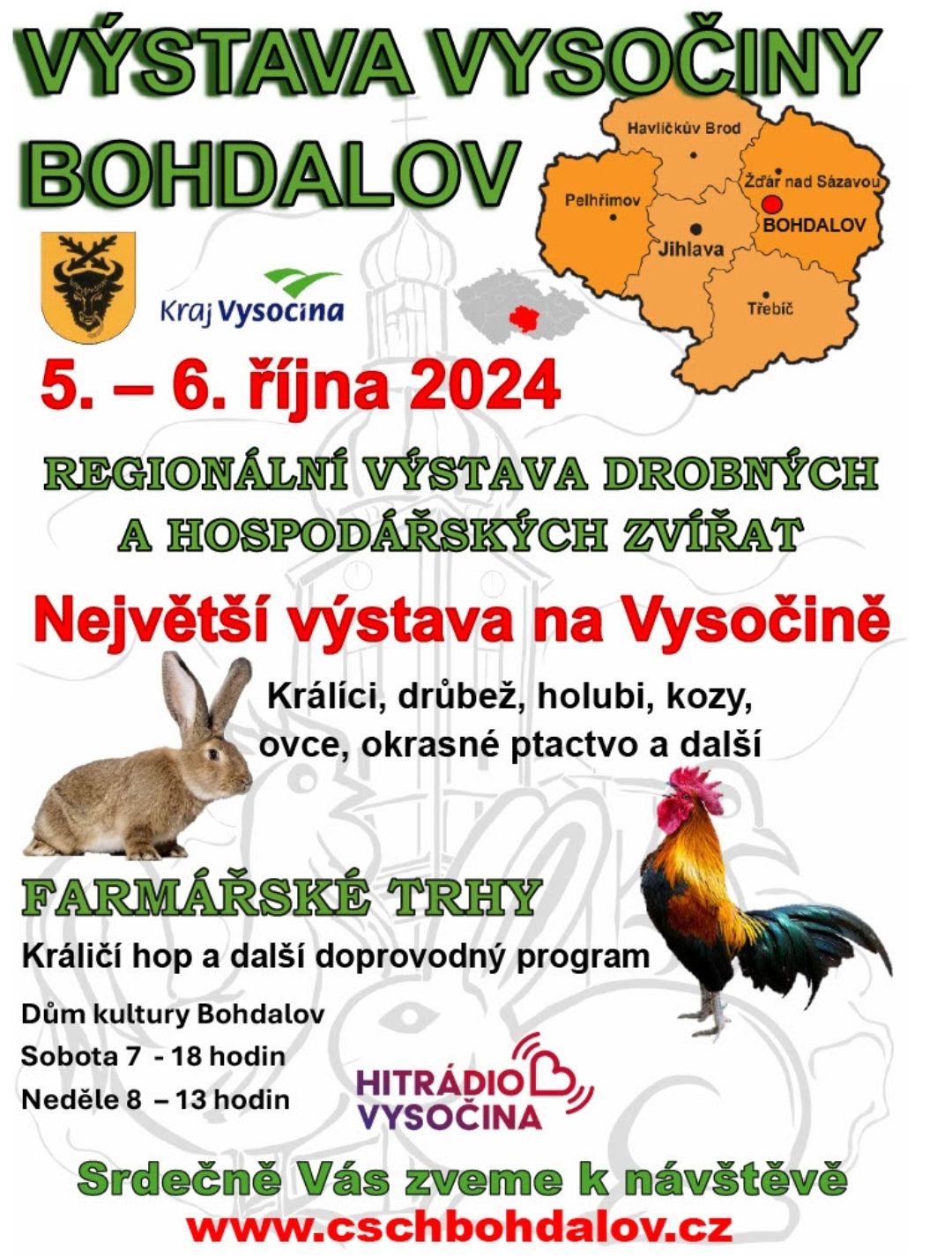 V\u00fdstava Vyso\u010diny Bohdalov 5.- 6. 10. 2024