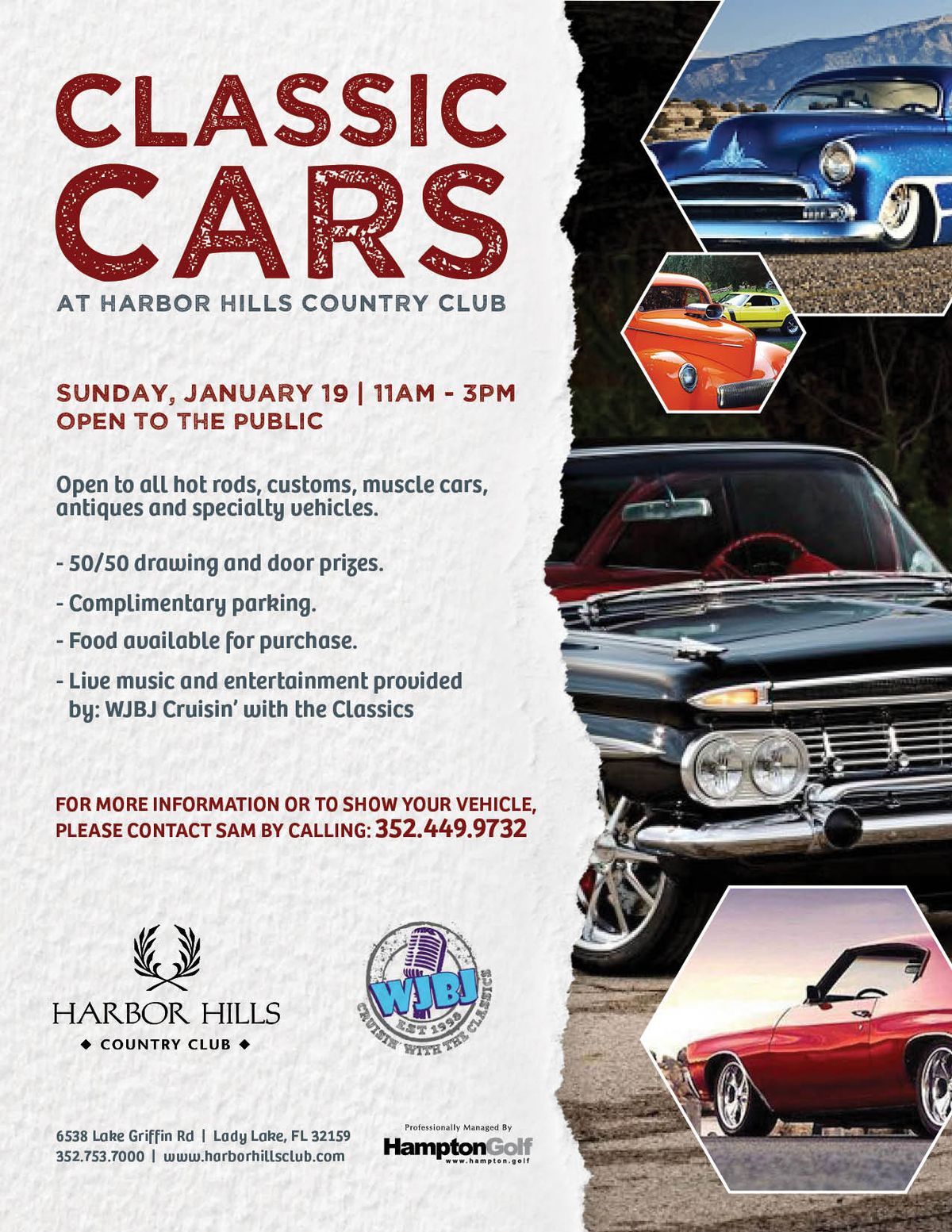 Classic Cars Showcase at Harbor Hills Country Club