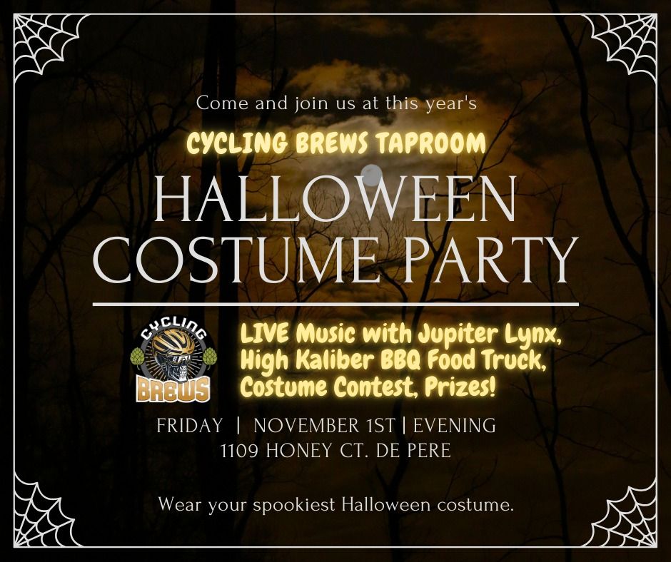 Halloween Costume Party with FOOD TRUCK-High Kaliber and MUSIC-Jupiter Lynx @ Cycling Brews