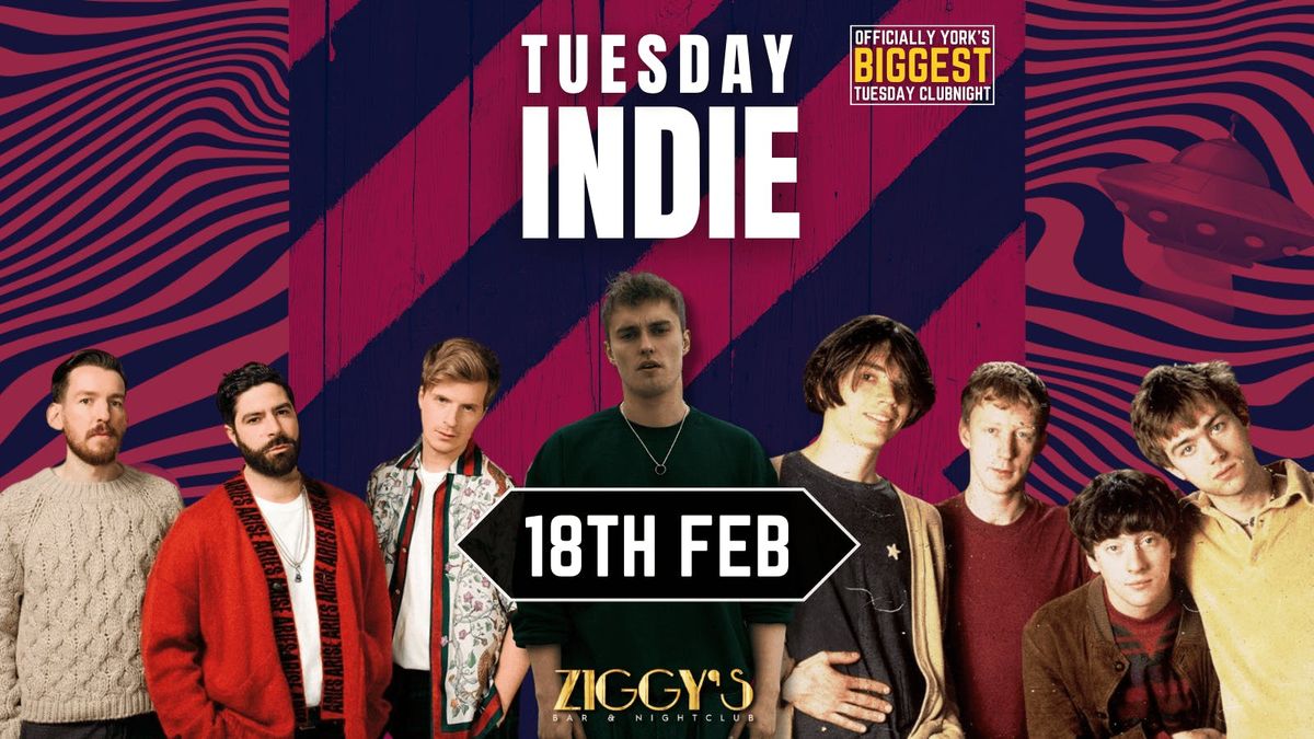 Tuesday Indie At Ziggy's - 18th February