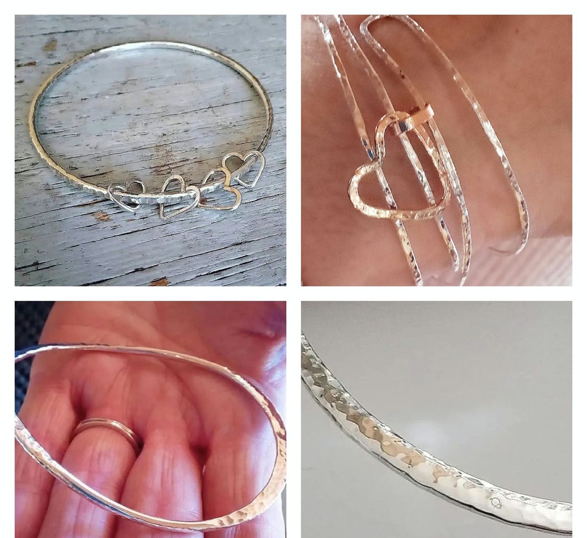 Beginners silver bangle workshop-make to fit you!