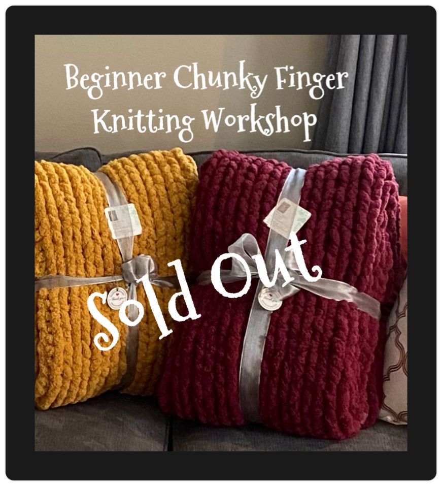 Beginner Chunky Finger Knit Blanket Workshop