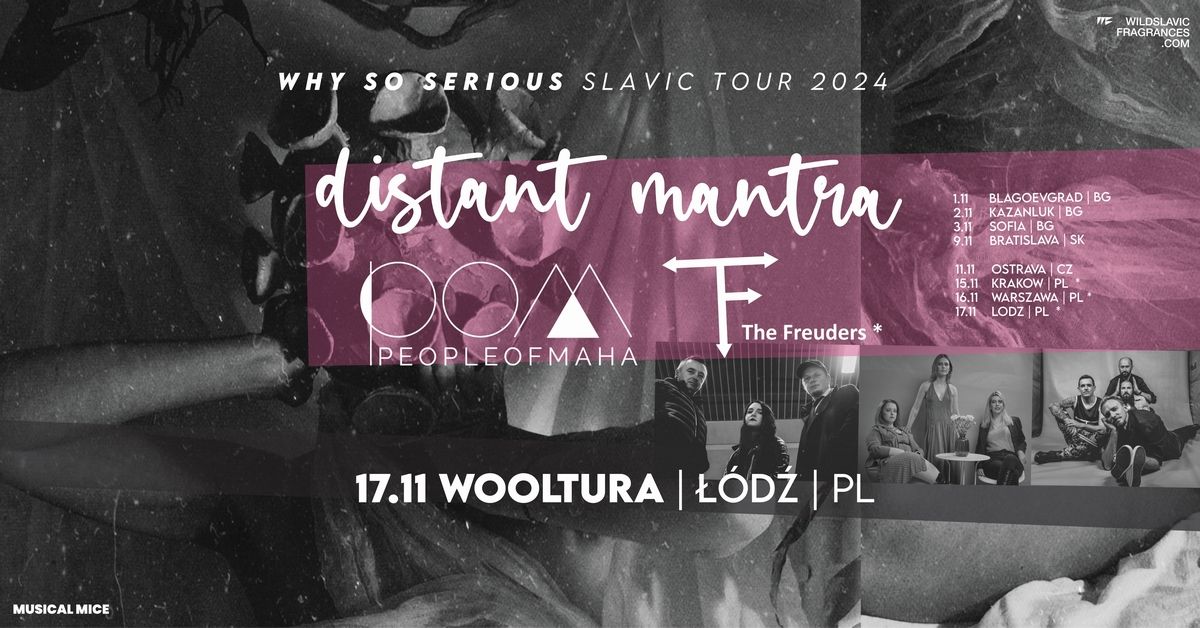 Distant Mantra + People Of Maha + The Freuders  | 17.11.2024 | \u0141\u00f3d\u017a | PL