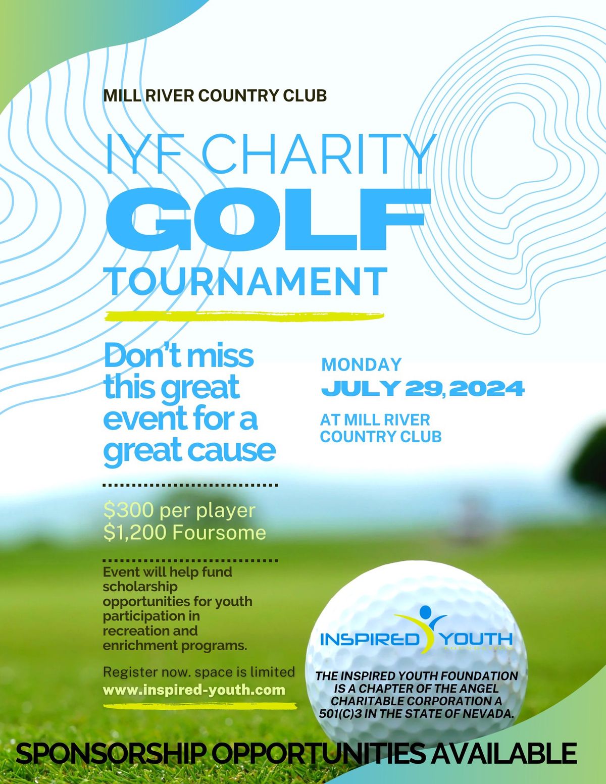 Inspired Youth Foundation's 3rd Annual Golf Tournament