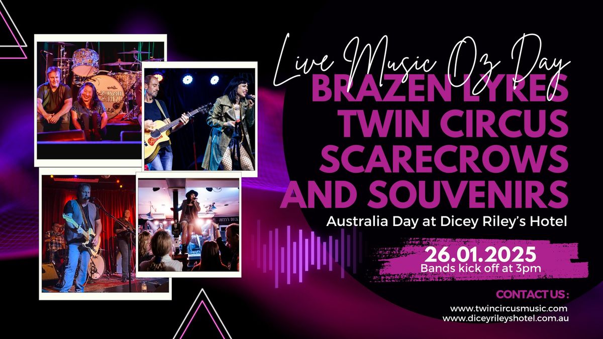 Australia Day Live Music at Dicey Riley's Hotel! 