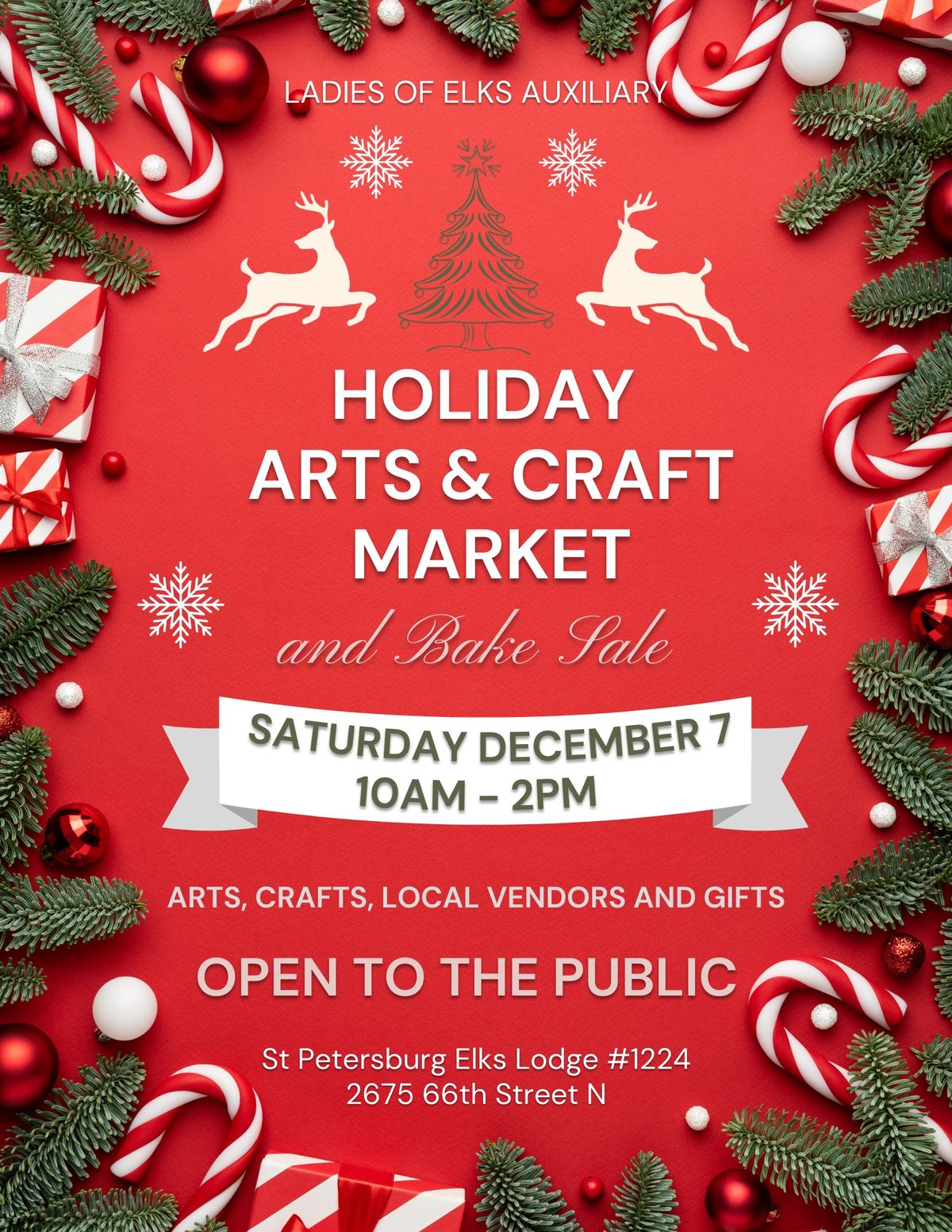 Holiday Arts & Crafts Market and LOEA Bake Sale