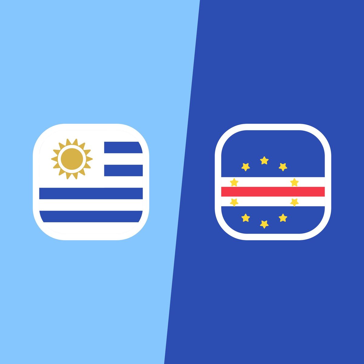 Uruguay vs Cape Verde - World Cup - Match 37 (Group H)