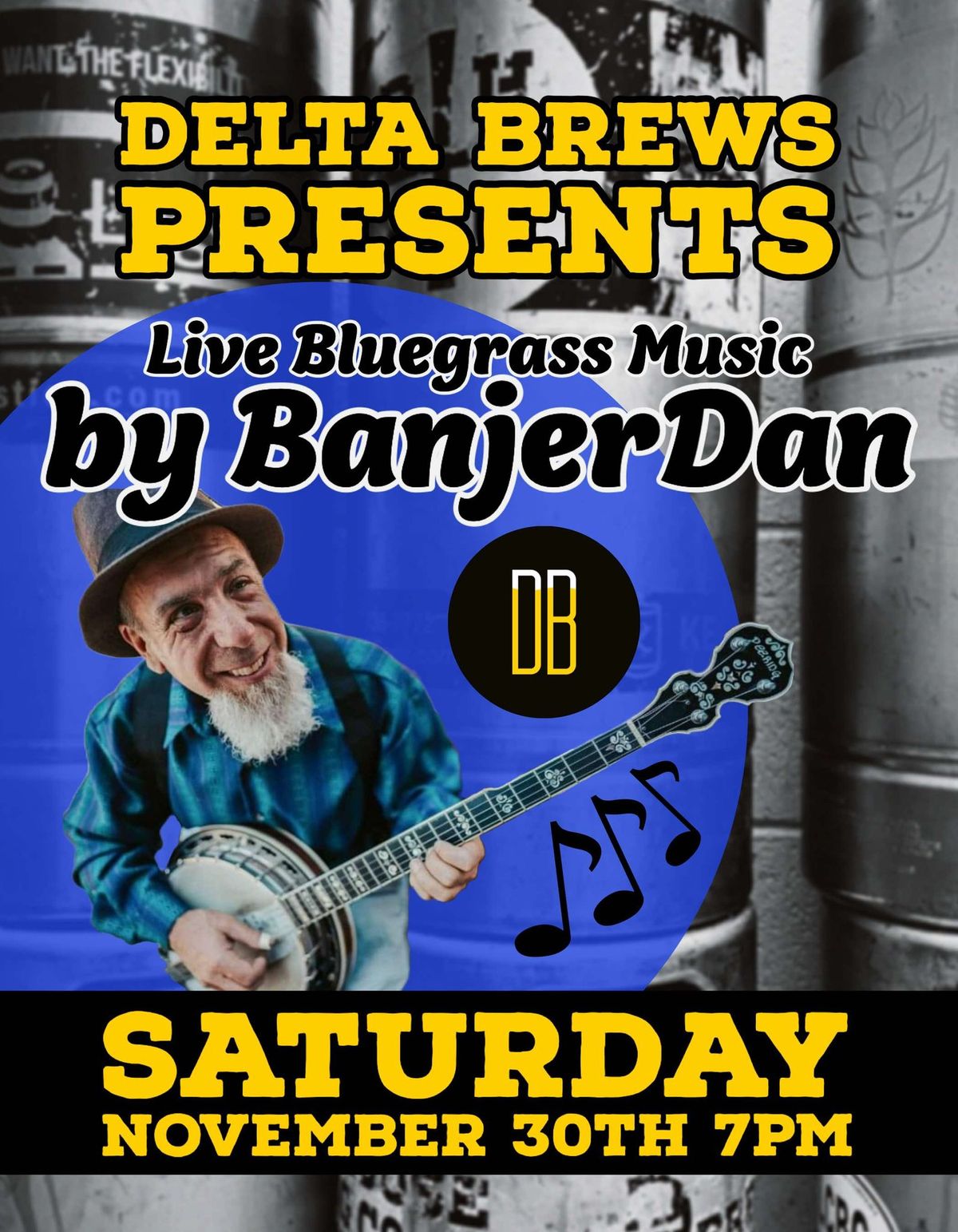 BanjerDan at Delta Brews, Tracy, CA!