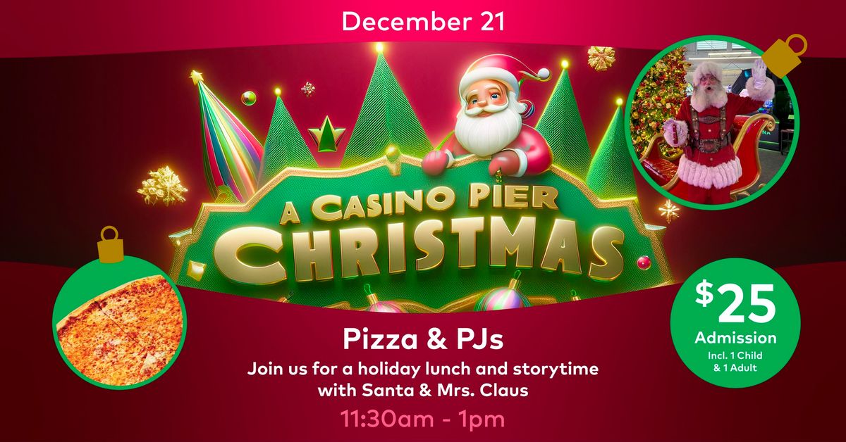 Pizza & PJ's with Santa