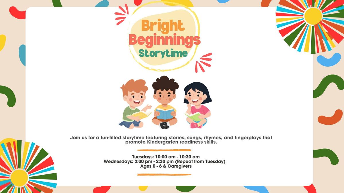 Bright Beginnings Storytime