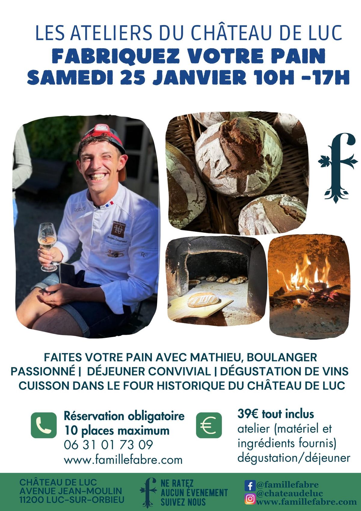 Atelier gourmand FAITES VOTRE PAIN A L'ANCIENNE