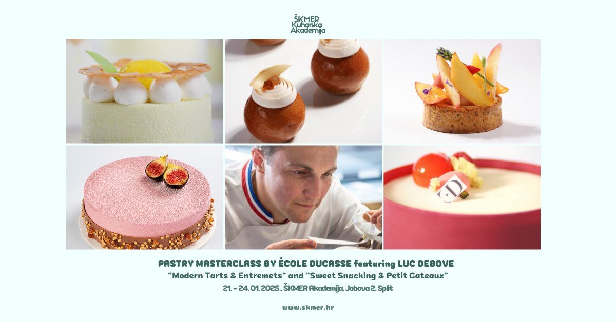 \u00c9COLE DUCASSE Pastry Masterclass: "Modern Tarts & Entremets" + "Sweet Snacking & Petit Gateaux"