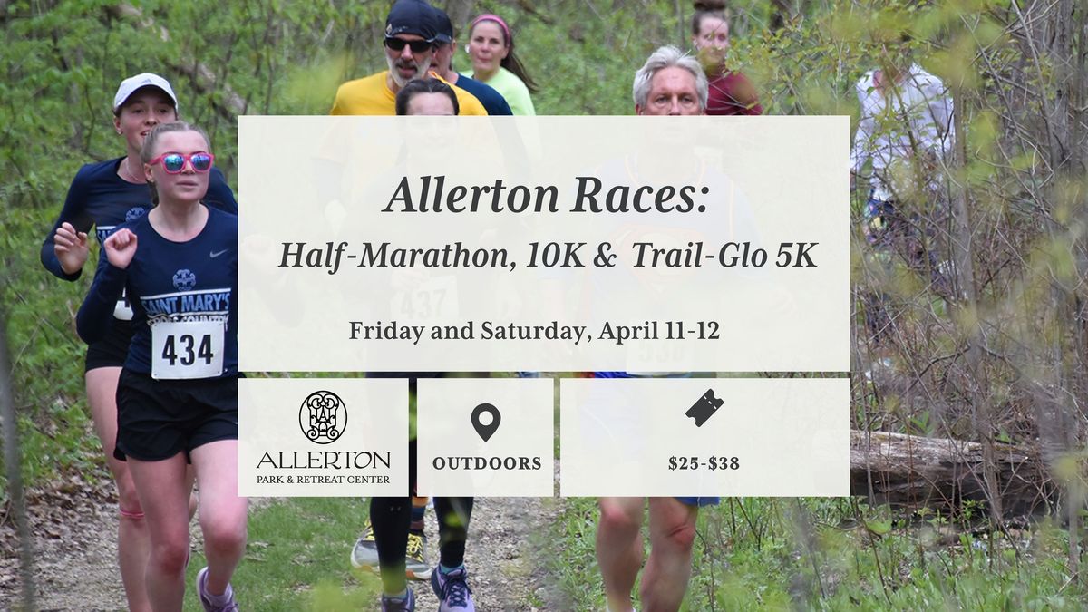 Allerton Races: Half-Marathon, 10K & Trail-Glo 5K